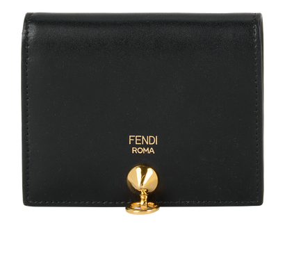 Fendi By The Way Bi-Fold Wallet, &pound;120, Accessories, Black, Leather, Front view